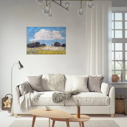 Dragon Cloud, Old Lyme - Childe Hassam Brushed Aluminum Print - 70x100 cm / 28x40 inches | Childe Hassam Aluminum Print | Childe Hassam Prints