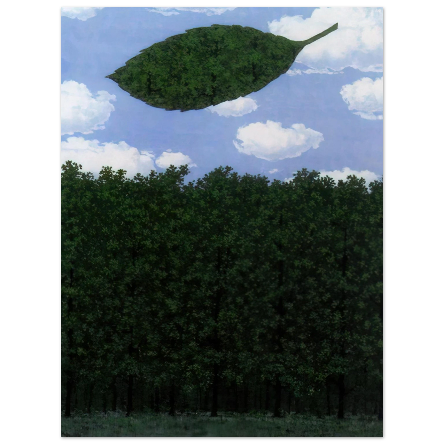 Rene Magritte - CHORUS OF THE SPHINX 1964  75x100 cm / 30x40inches Fine Art Poster