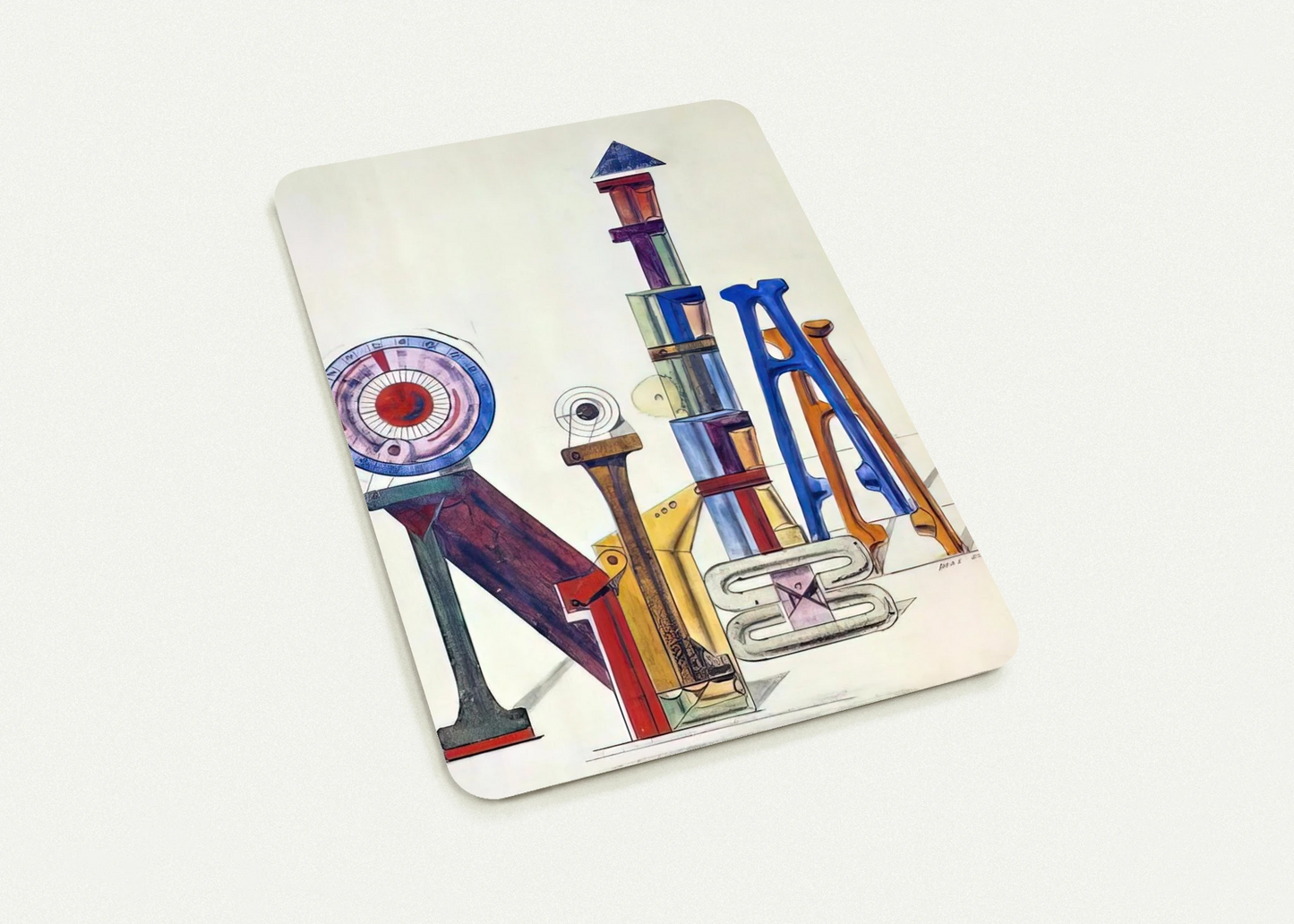 La Grande Roue Orthochromatique… By Max Ernst Pack of 10 Post Cards | Max Ernst Post Cards | A6 (10.5 x 14.8 cm) - 4.1 x 5.8 inches