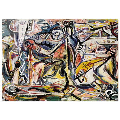 CIRCUMCISION JANUARY 1946 1 - Jackson Pollock Acrylic Print - 70x100 cm / 28x40″ inches
