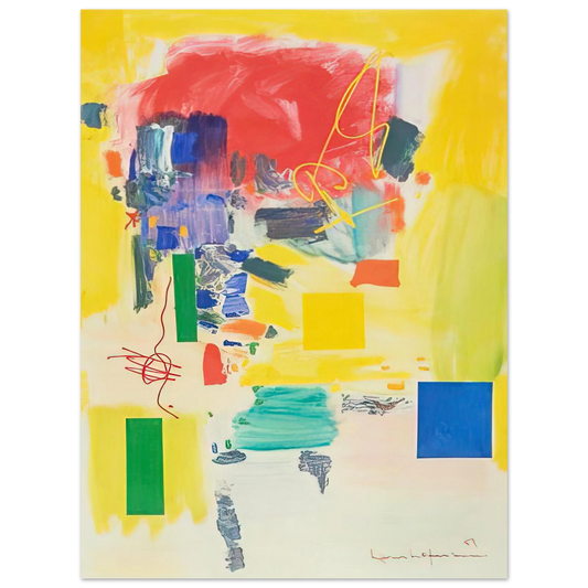 Hans Hofmann - Golden Splendor  75x100 cm / 30x40inches Fine Art Poster