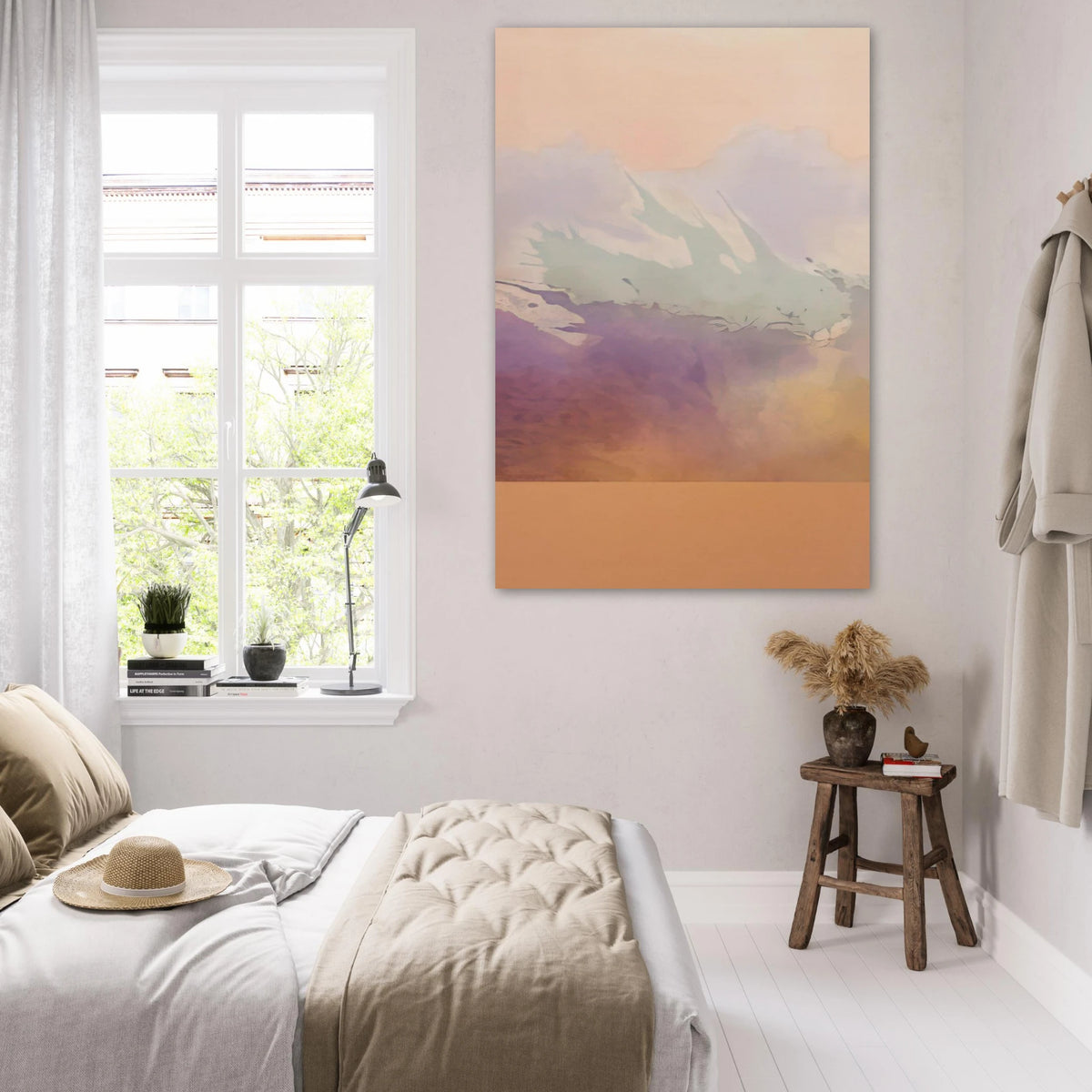 Atlantic - 1969 - Ronnie Landfield Art Prints - 100x150 cm / 40x60″ inches | Ronnie Landfield Poster | Ronnie Landfield Prints