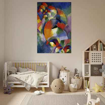 Cosmic Synchromy - 1914 - Morgan Russell Art Prints - 100x150 cm / 40x60″ inches | Morgan Russell Poster | Morgan Russell Prints