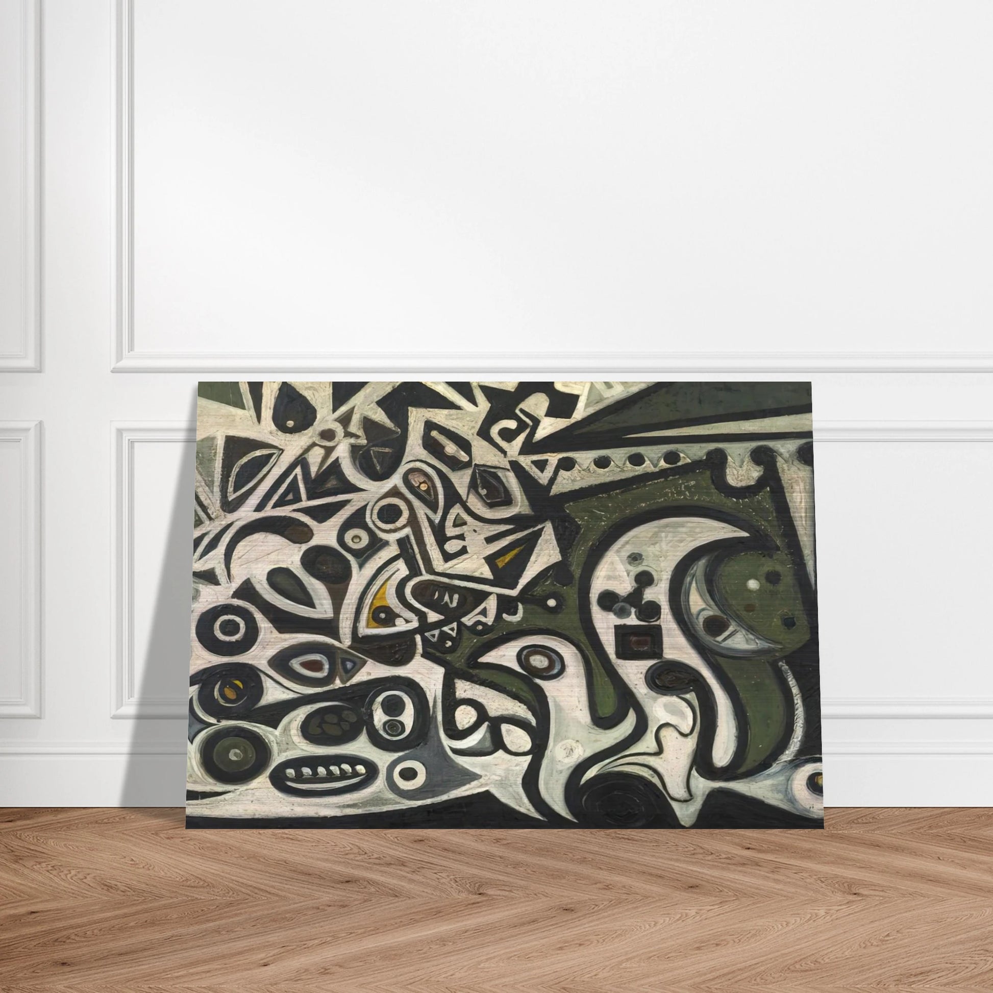 River Metamorphosis - 1939 - Richard Pousette-Dart Brushed Aluminum Print - 70x100 cm / 28x40 inches | Richard Pousette-Dart Aluminum Print | Richard Pousette-Dart Prints