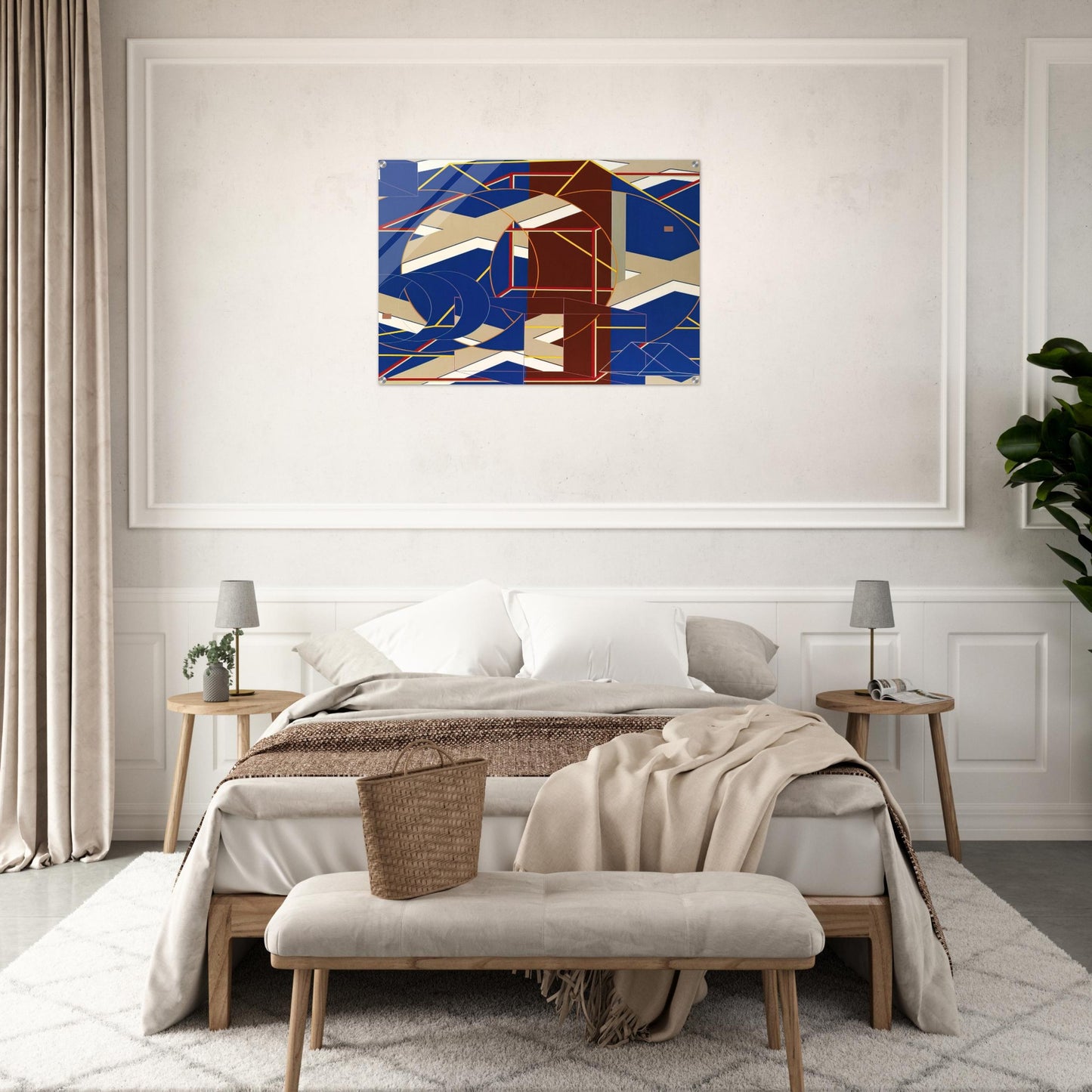 C-B-1 - Al Held Acrylic Print - 70x100 cm / 28x40″ inches | Al Held Wall Art | Al Held Prints