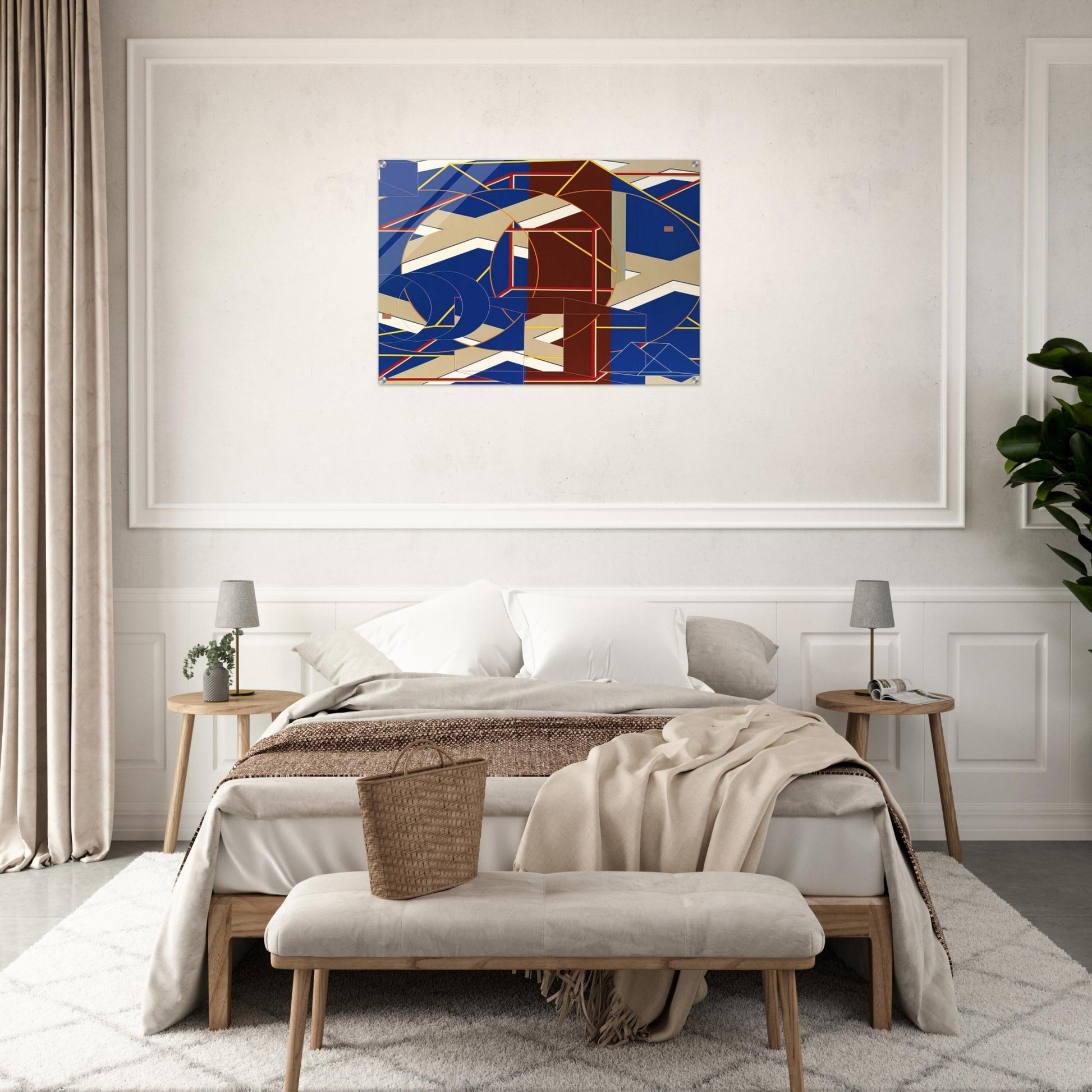 C-B-1 - Al Held Acrylic Print - 70x100 cm / 28x40″ inches | Al Held Wall Art | Al Held Prints