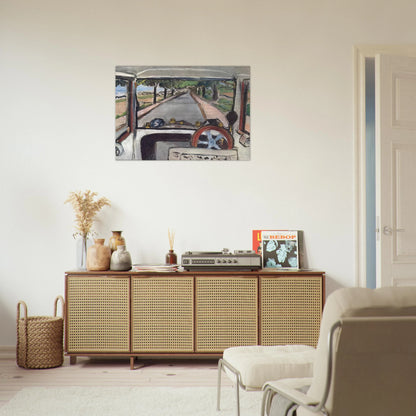 THE WINDSHIELD 1917 0 - Henri Matisse Brushed Aluminum Print - 70x100 cm / 28x40 inches | Henri Matisse Aluminum Print | Henri Matisse Prints