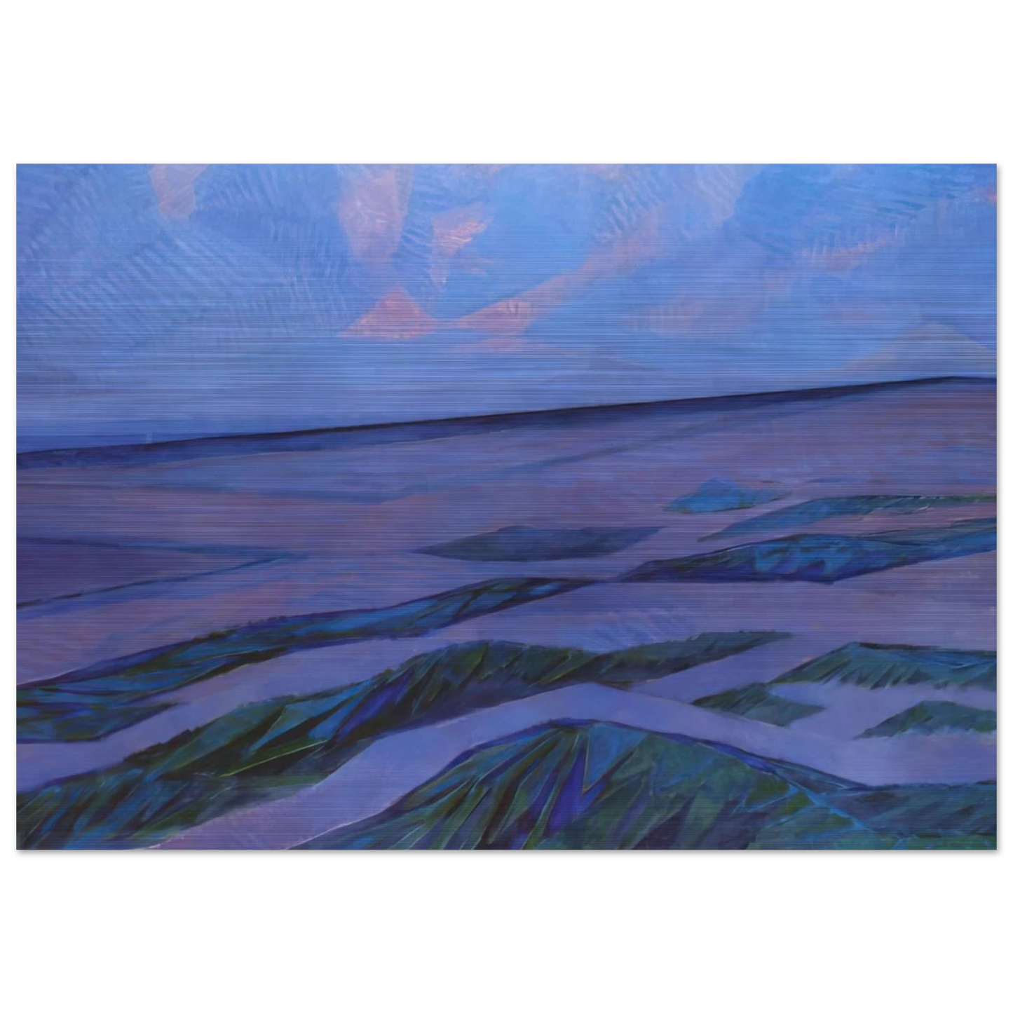 Dune Landscape - Piet Mondrian Brushed Aluminum Print - 70x100 cm / 28x40 inches | Piet Mondrian Aluminum Print | Piet Mondrian Prints