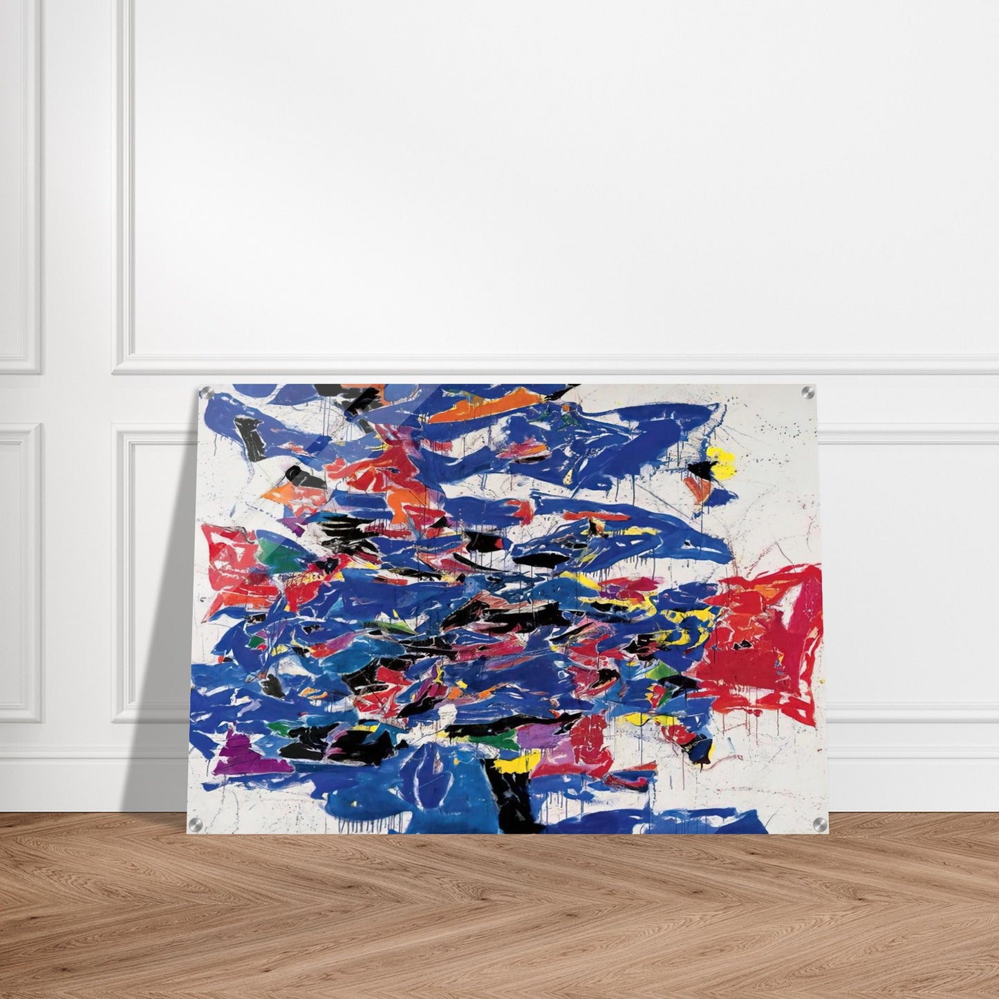 Round the World - Sam Francis Acrylic Print - 70x100 cm / 28x40″ inches