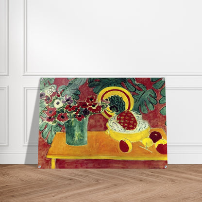 PINEAPPLE AND ANEMONES 1940 - Henri Matisse Acrylic Print - 70x100 cm / 28x40″ inches