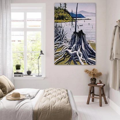 Flotsam-Allagash - 1995 - Neil Welliver Art Prints - 100x150 cm / 40x60″ inches | Neil Welliver Poster | Neil Welliver Prints