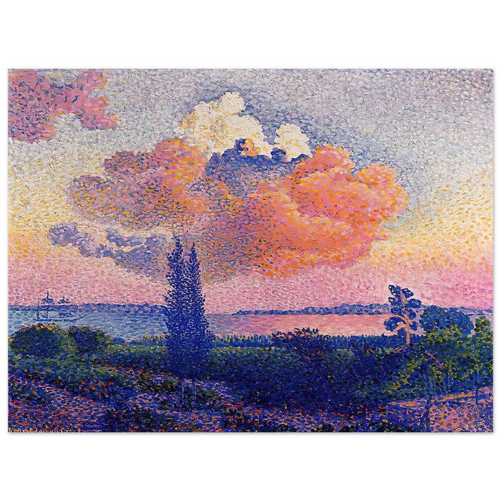 Henri-Edmond Cross - The Pink Cloud  75x100 cm / 30x40inches Fine Art Poster