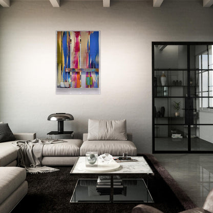 Wide - Sam Gilliam Brushed Aluminum Print - 70x100 cm / 28x40 inches | Sam Gilliam Aluminum Print | Sam Gilliam Prints