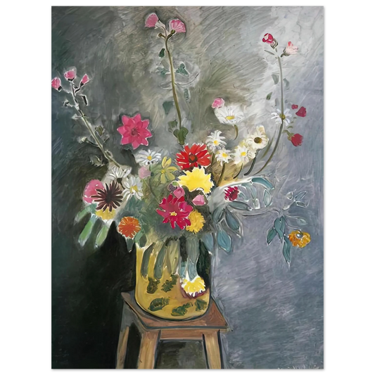 Henri Matisse - BOUQUET OF MIXED FLOWERS 1917  75x100 cm / 30x40inches Fine Art Poster