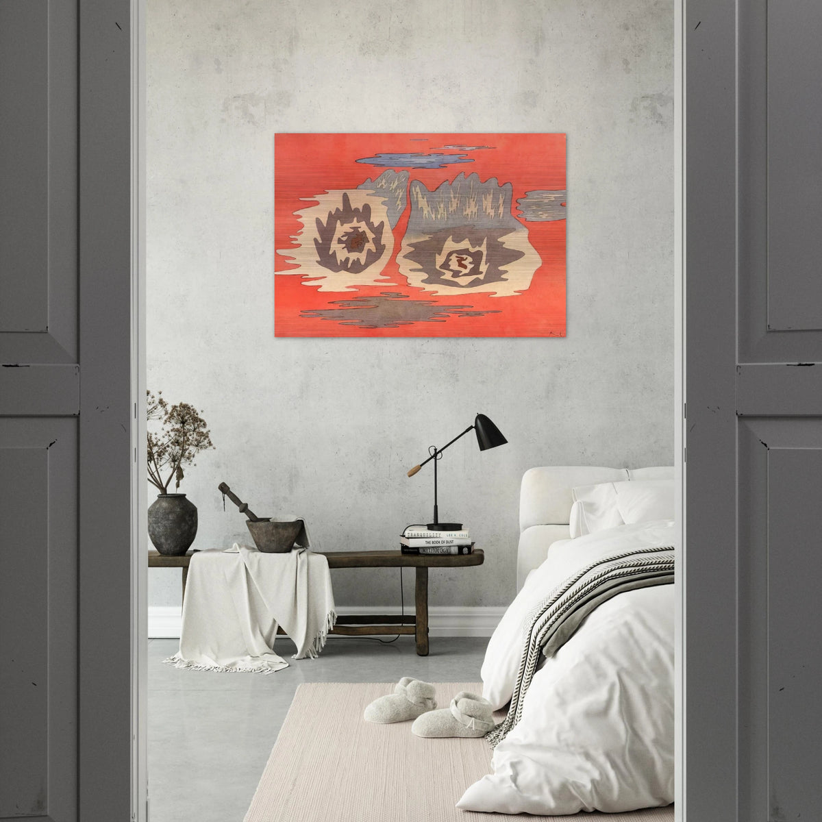 THE PLACE OF THE TWINS 1929 - Paul Klee Brushed Aluminum Print - 70x100 cm / 28x40 inches | Paul Klee Aluminum Print | Paul Klee Prints