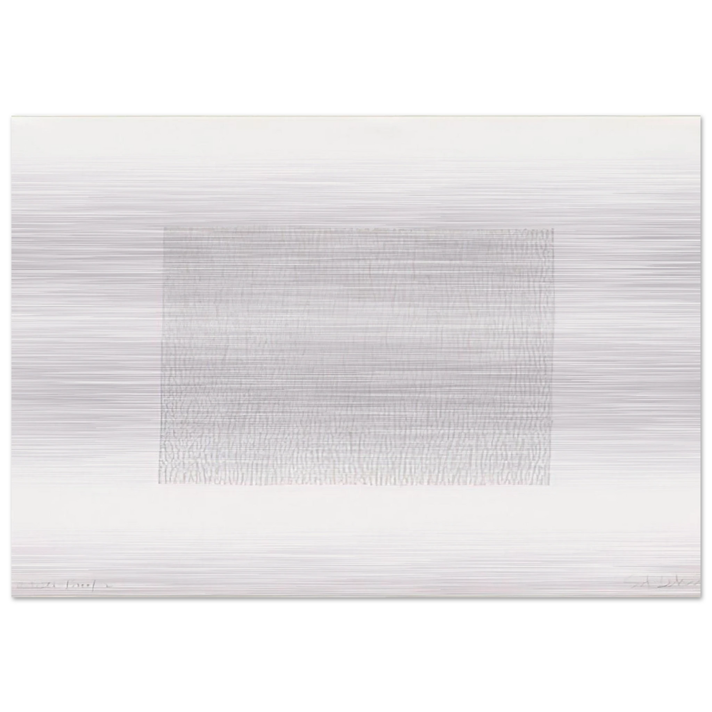 Vertical Lines, Not Touching - Sol LeWitt Brushed Aluminum Print - 70x100 cm / 28x40 inches | Sol LeWitt Aluminum Print | Sol LeWitt Prints