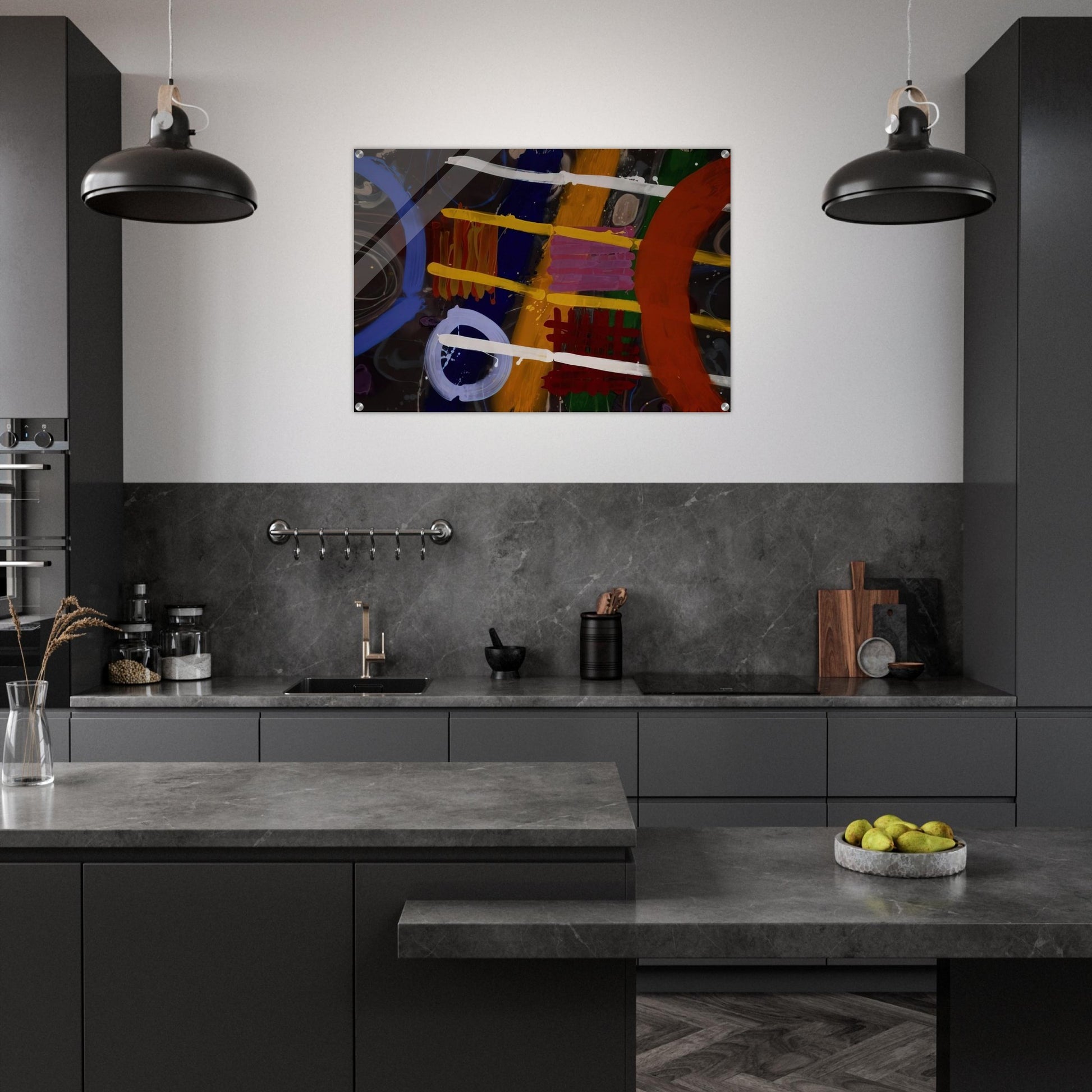 Buchanan - 1987 - Albert Irvin Acrylic Print - 70x100 cm / 28x40″ inches