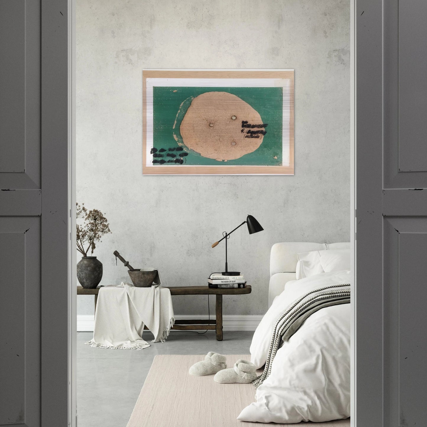 Self Portrait D.111 - 1969 - Dieter Roth Brushed Aluminum Print - 70x100 cm / 28x40 inches | Dieter Roth Aluminum Print | Dieter Roth Prints