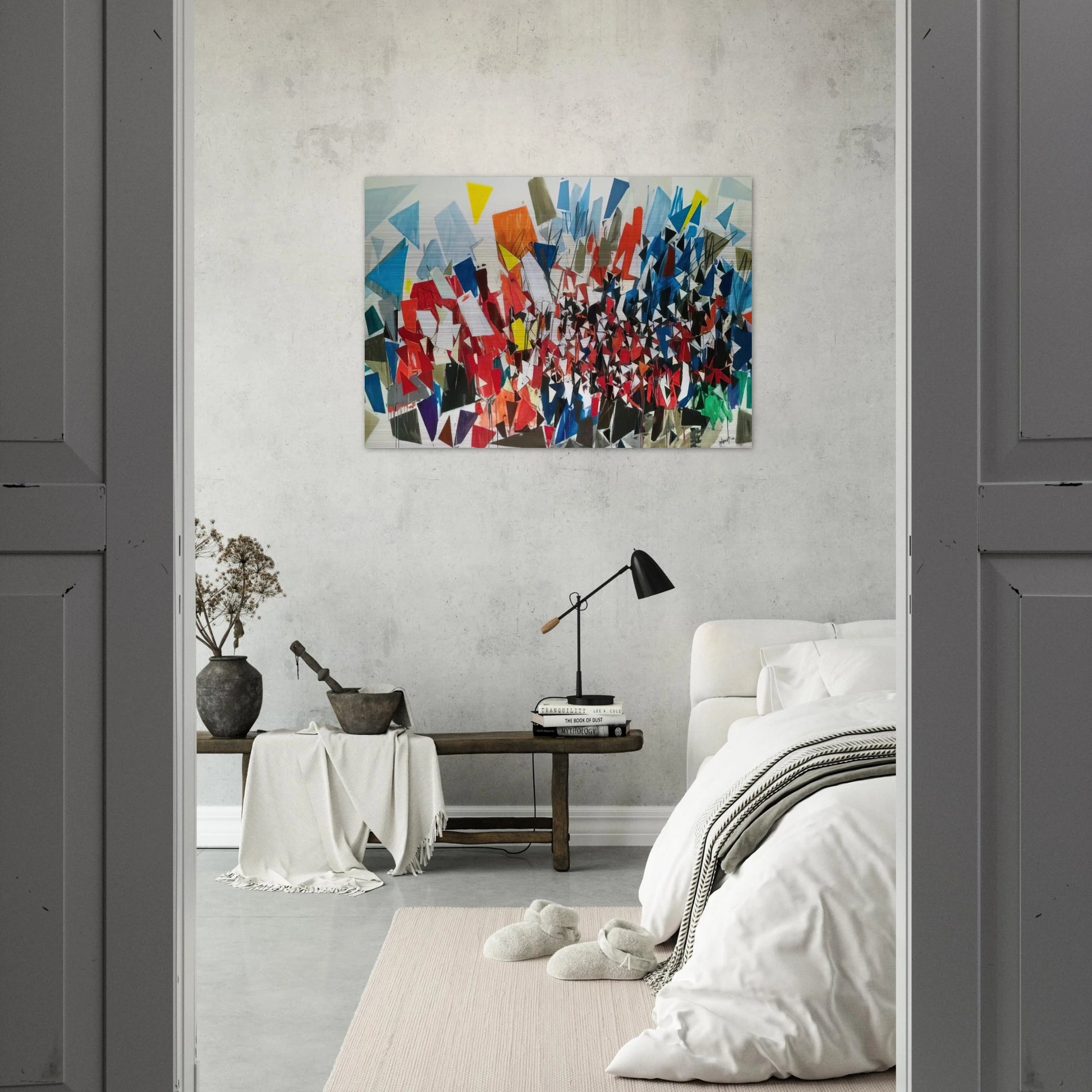 K-B-2 - 1992 - Robert Goodnough Brushed Aluminum Print - 70x100 cm / 28x40 inches | Robert Goodnough Aluminum Print | Robert Goodnough Prints