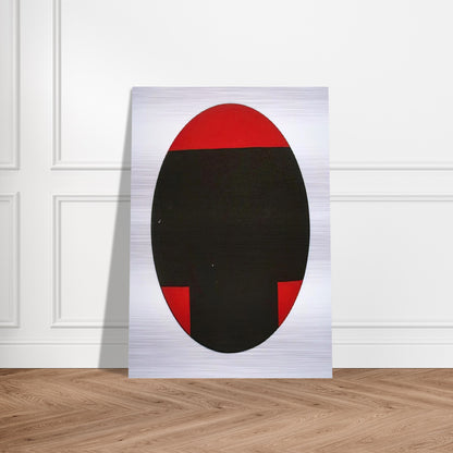 Big T - Hard Edge Painting - Leon Polk Smith Brushed Aluminum Print - 70x100 cm / 28x40 inches | Leon Polk Smith Aluminum Print | Leon Polk Smith Prints