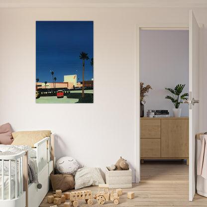 In the beginning III Mall - Hiroshi Nagai Brushed Aluminum Print - 70x100 cm / 28x40 inches | Hiroshi Nagai Aluminum Print | Hiroshi Nagai Prints