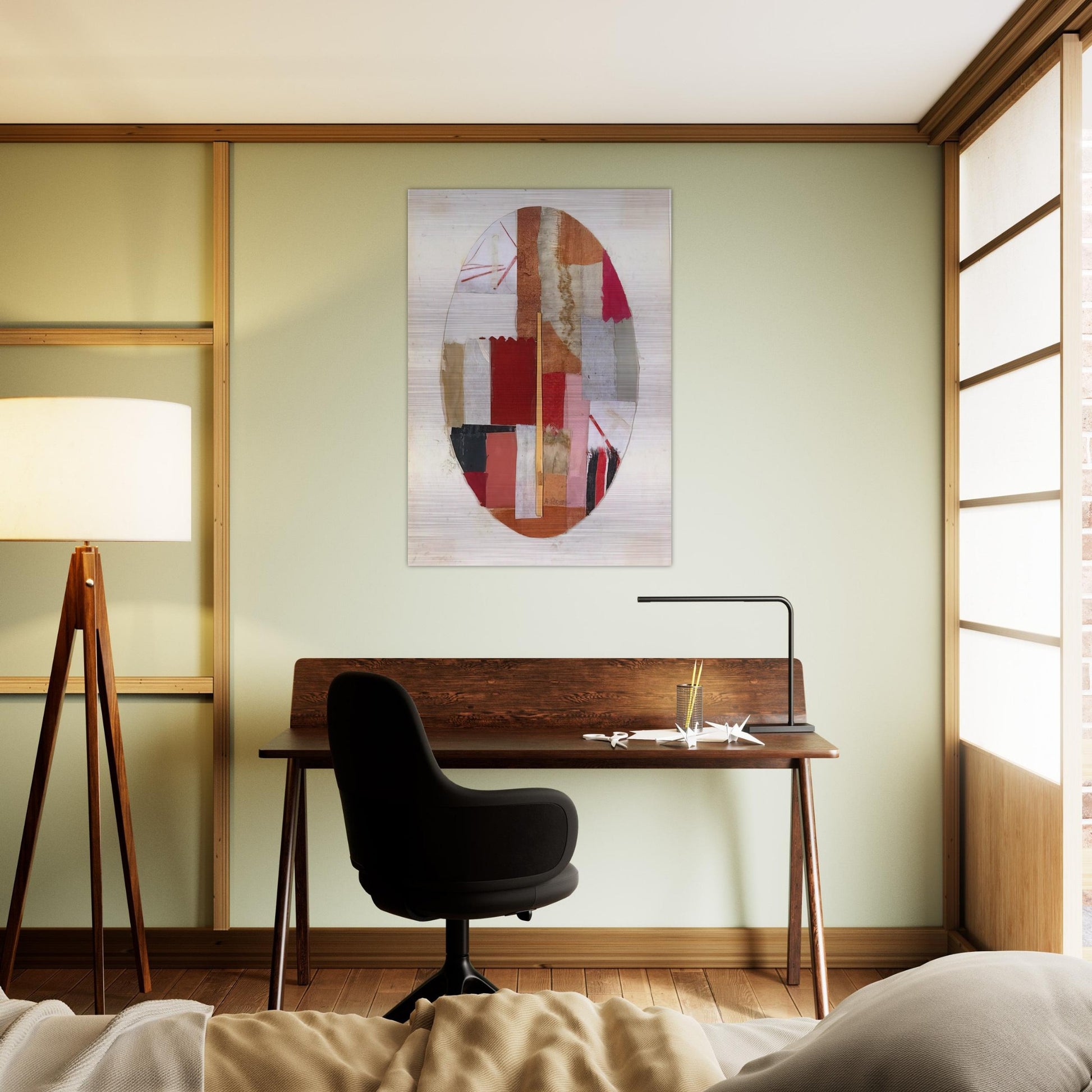 Number 57 - 1950 - Anne Ryan Brushed Aluminum Print - 70x100 cm / 28x40 inches | Anne Ryan Aluminum Print | Anne Ryan Prints