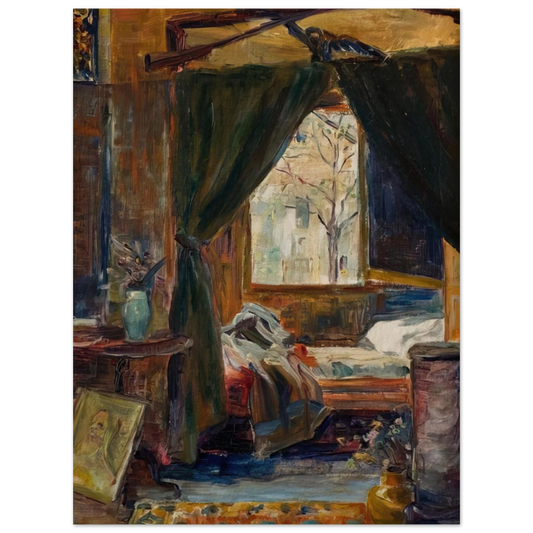 Tarsila do Amaral - Interior of the Atelier De Auteuil  75x100 cm / 30x40inches Fine Art Poster