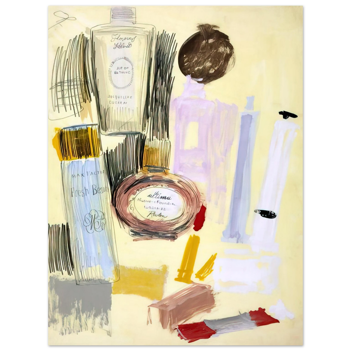 Andy Warhol - Untitled  Beauty Products  Fine Art Poster