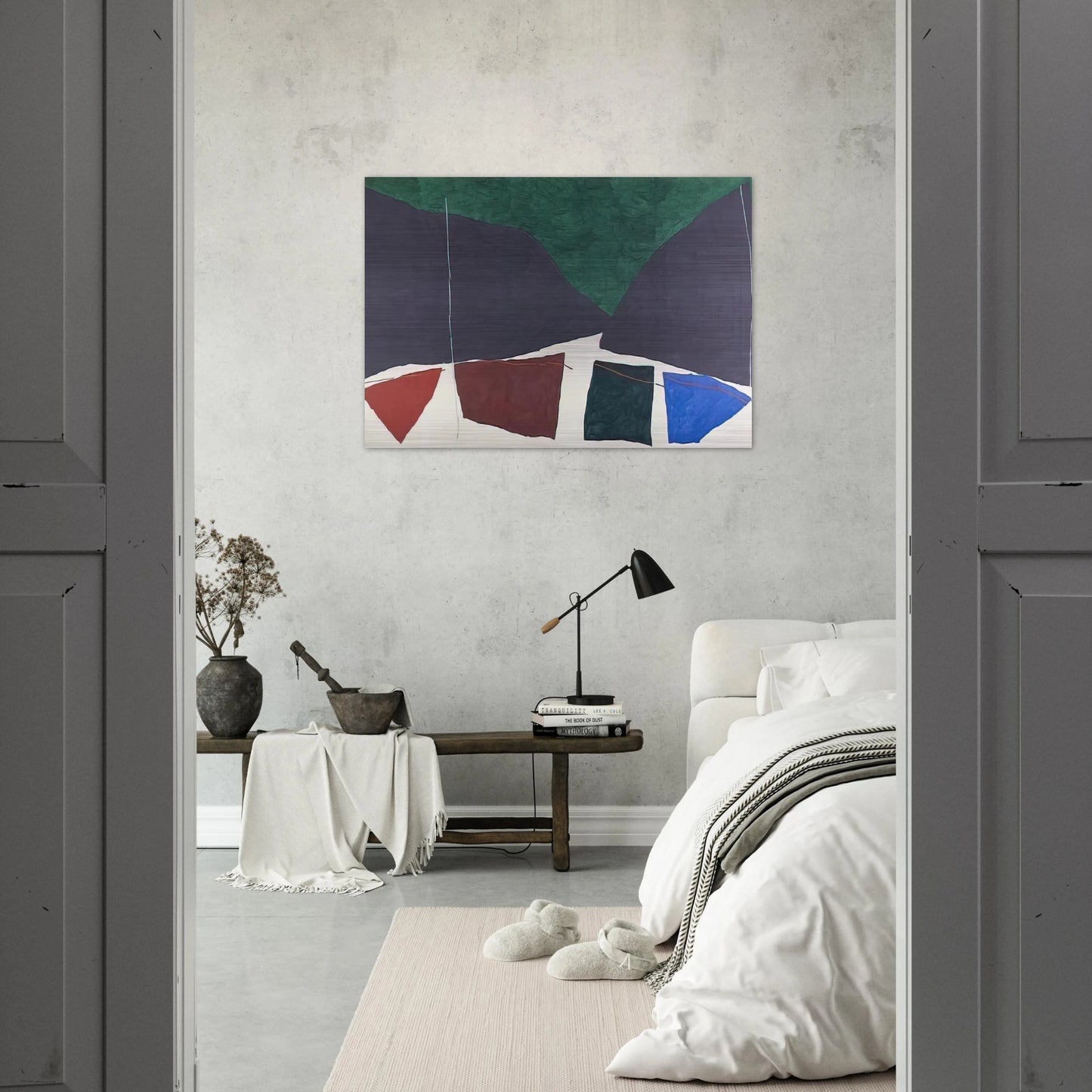 Untitled - 1982 - Ray Parker Brushed Aluminum Print - 70x100 cm / 28x40 inches | Ray Parker Aluminum Print | Ray Parker Prints