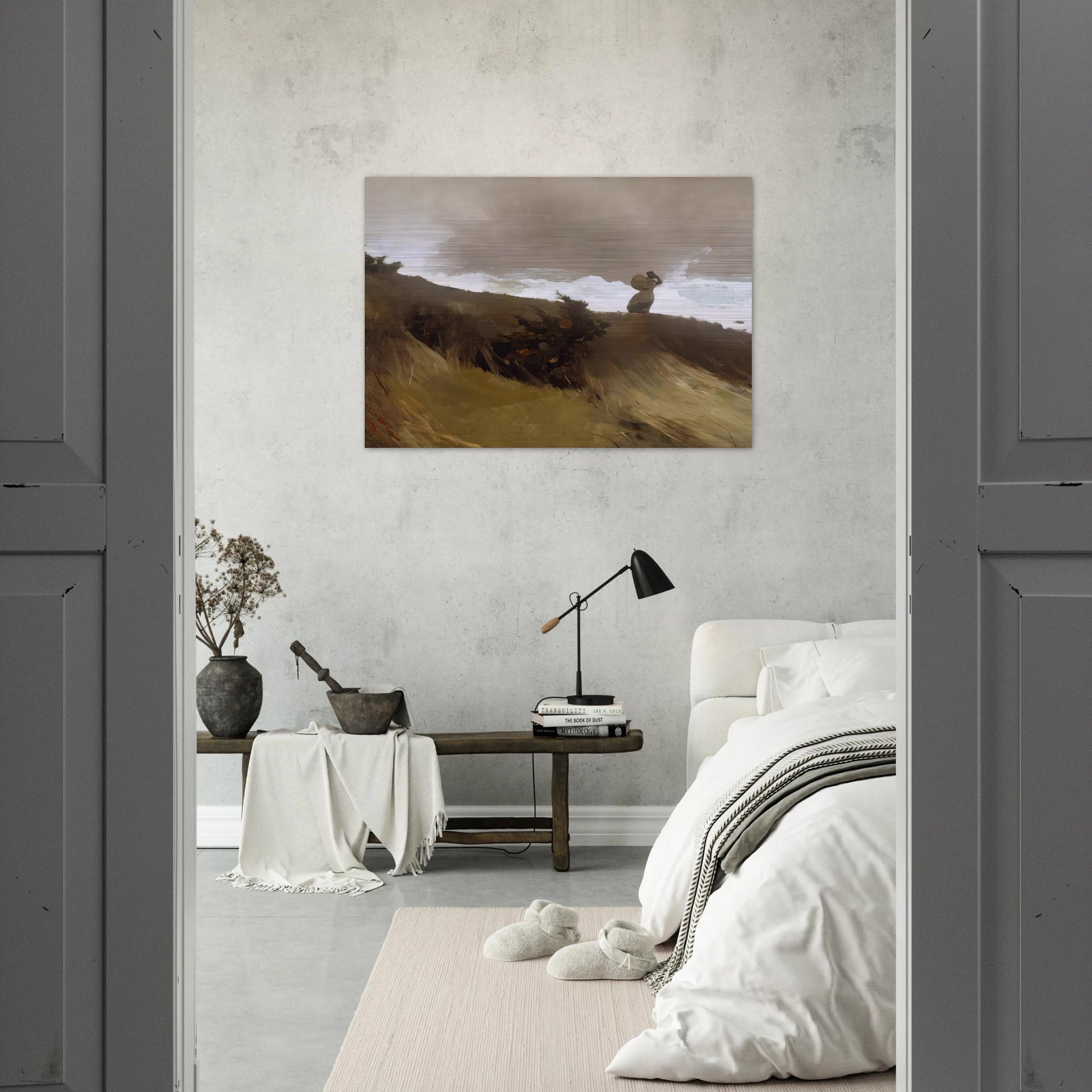 THE WEST WIND - Winslow Homer Brushed Aluminum Print - 70x100 cm / 28x40 inches | Winslow Homer Aluminum Print | Winslow Homer Prints