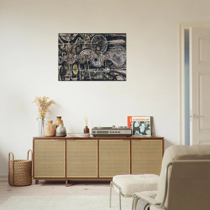 Undulation - Richard Pousette-Dart Brushed Aluminum Print - 70x100 cm / 28x40 inches | Richard Pousette-Dart Aluminum Print | Richard Pousette-Dart Prints