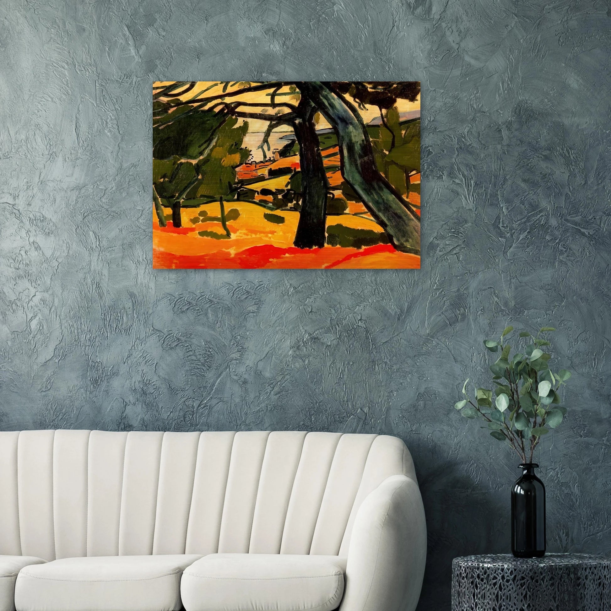 LANDSCAPE 1907 1 - Andre Derain Brushed Aluminum Print - 70x100 cm / 28x40 inches | Andre Derain Aluminum Print | Andre Derain Prints