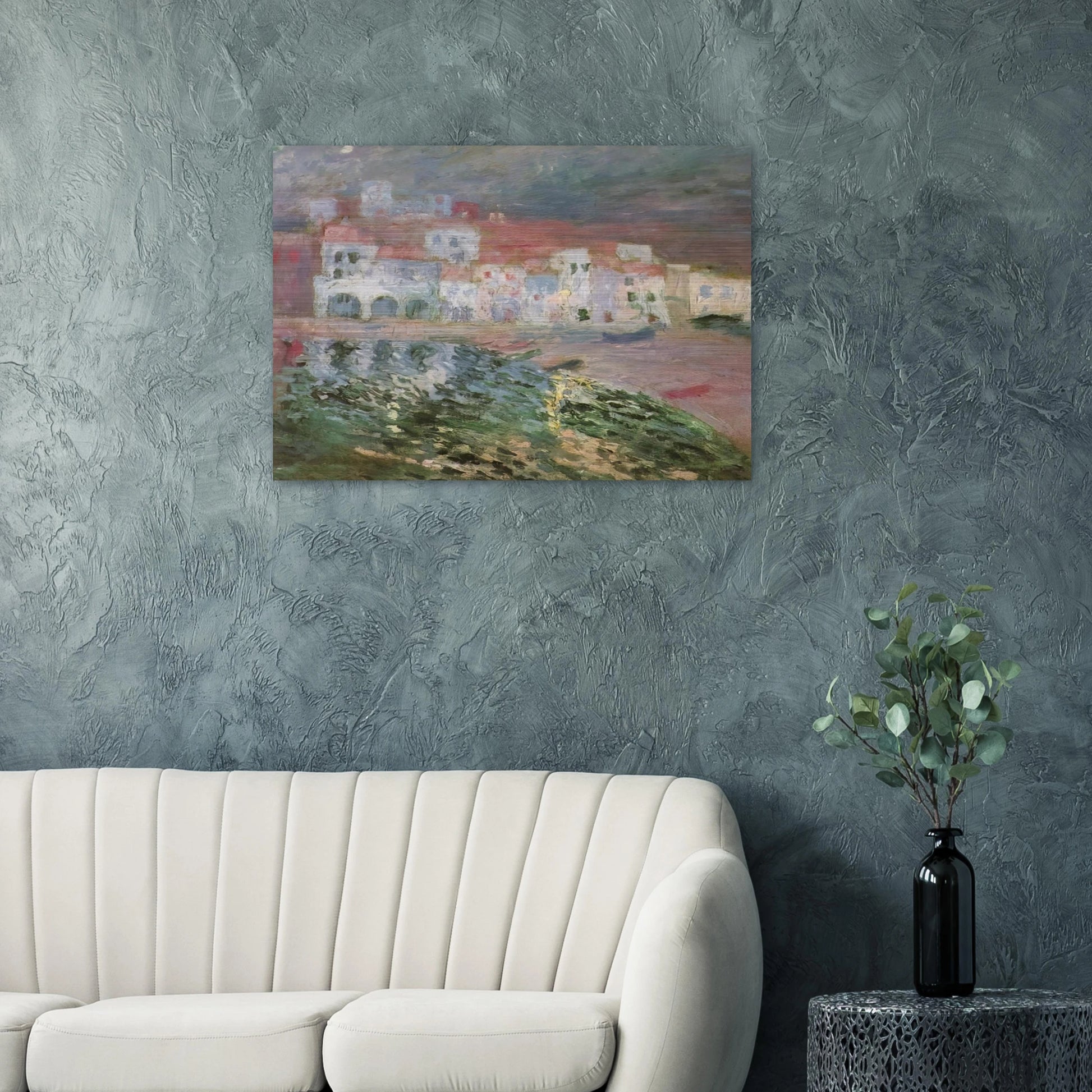 PORT ALGUER 1 - Salvador Dali Brushed Aluminum Print - 70x100 cm / 28x40 inches | Salvador Dali Aluminum Print | Salvador Dali Prints