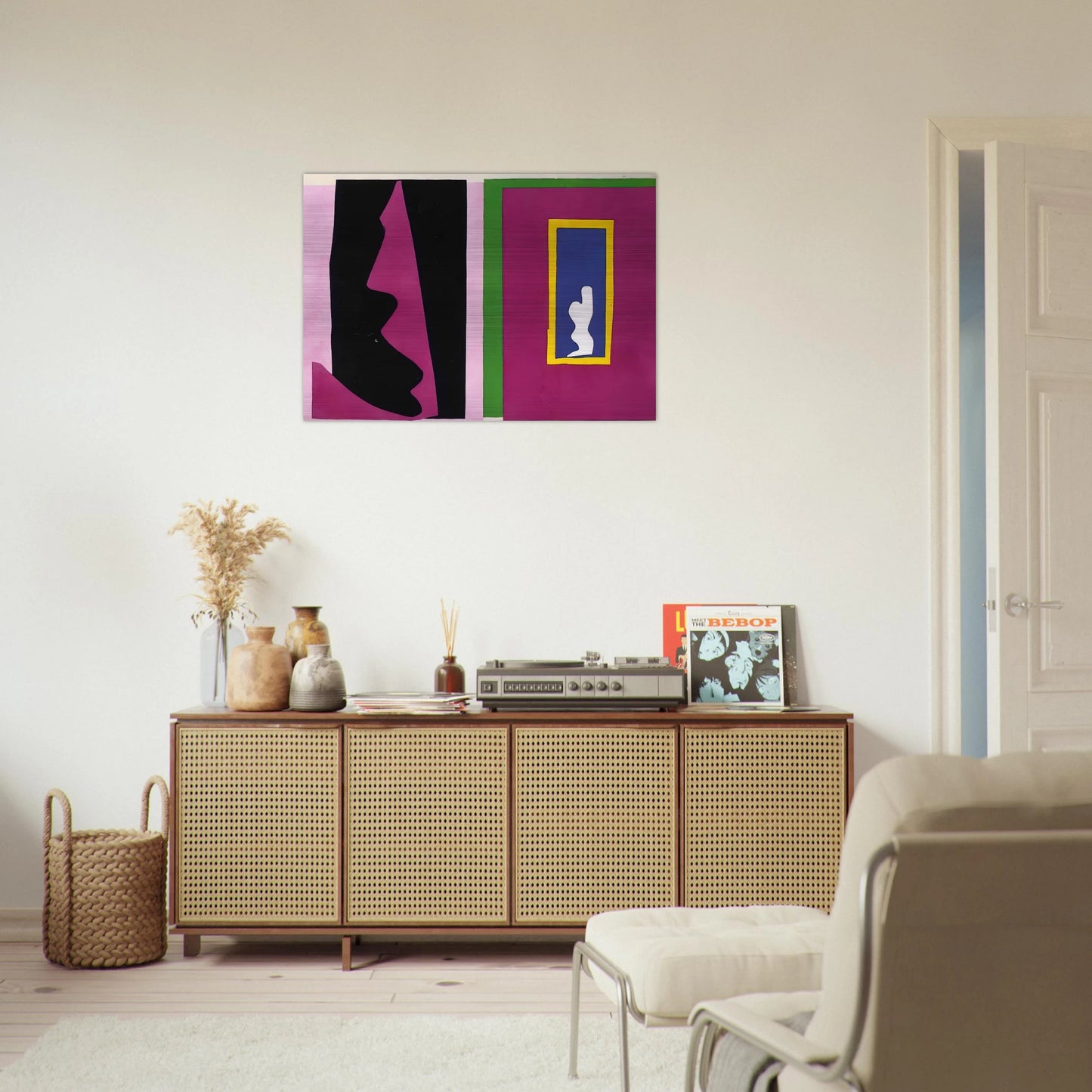 CUT OUTS - Henri Matisse Brushed Aluminum Print - 70x100 cm / 28x40 inches | Henri Matisse Aluminum Print | Henri Matisse Prints