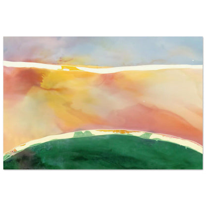Bay Breeze - 1969 - Ronnie Landfield Art Prints - 100x150 cm / 40x60″ inches | Ronnie Landfield Poster | Ronnie Landfield Prints