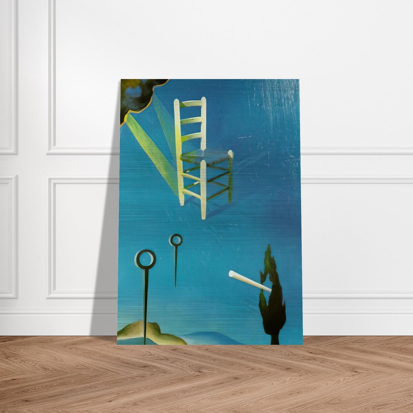 THE CHAIR 1 - Salvador Dali Brushed Aluminum Print - 70x100 cm / 28x40 inches | Salvador Dali Aluminum Print | Salvador Dali Prints