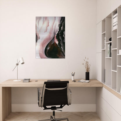 Dark Iris ?2 - Georgia O'Keeffe Brushed Aluminum Print - 70x100 cm / 28x40 inches | Georgia O'Keeffe Aluminum Print | Georgia O'Keeffe Prints