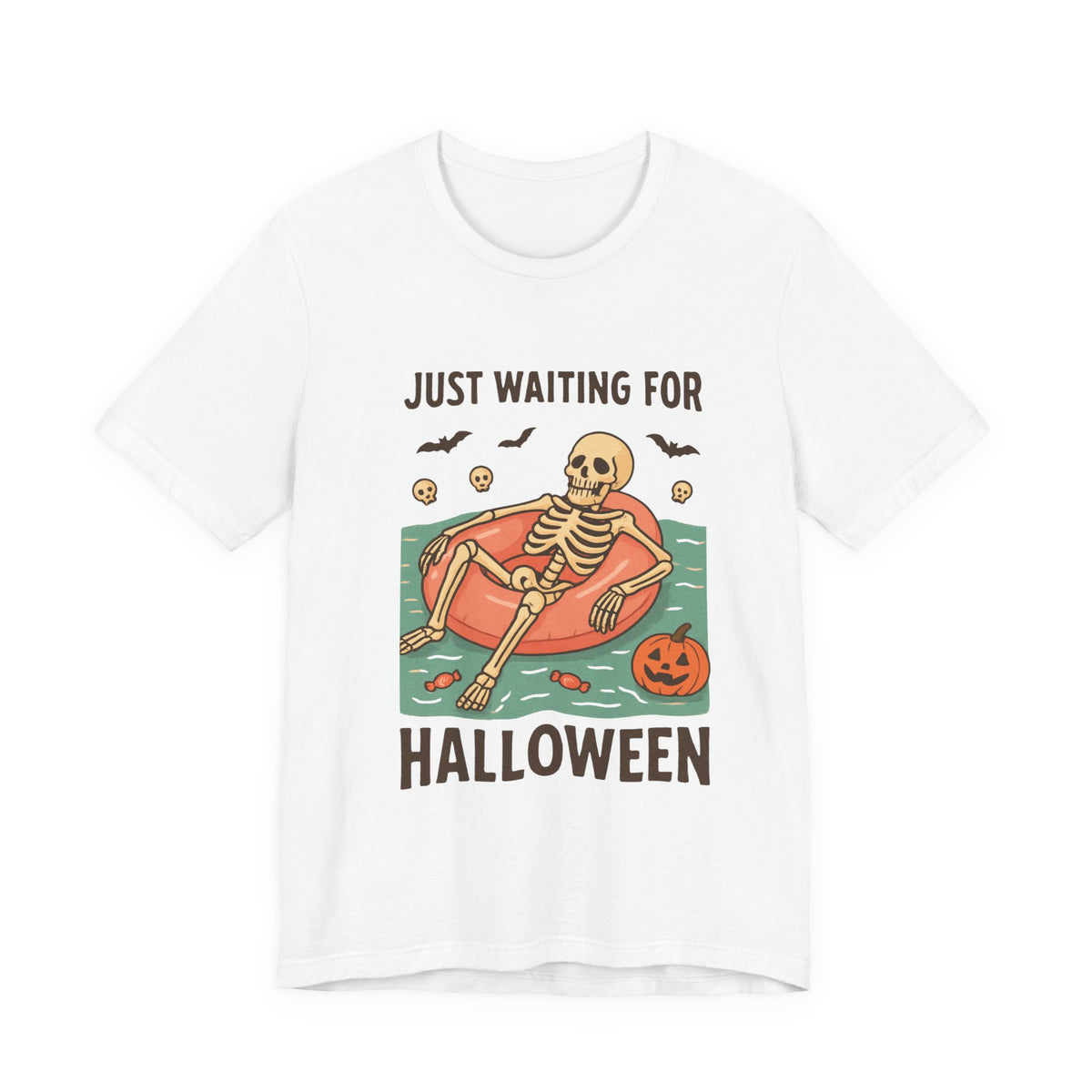 Gruseliges Sommerskelett wartet nur noch auf Halloween