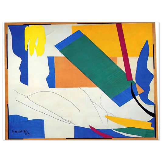 Henri Matisse - MEMORY OF OCEANIA  75x100 cm / 30x40inches Fine Art Poster