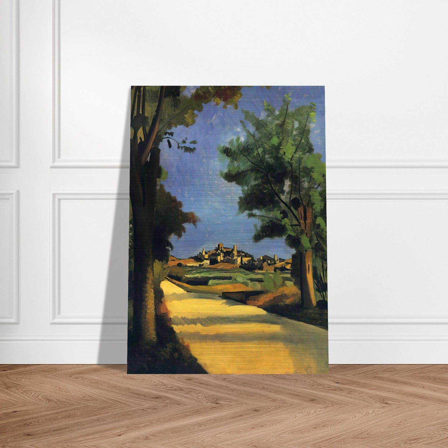 THE ROAD 1932 - Andre Derain Brushed Aluminum Print - 70x100 cm / 28x40 inches | Andre Derain Aluminum Print | Andre Derain Prints