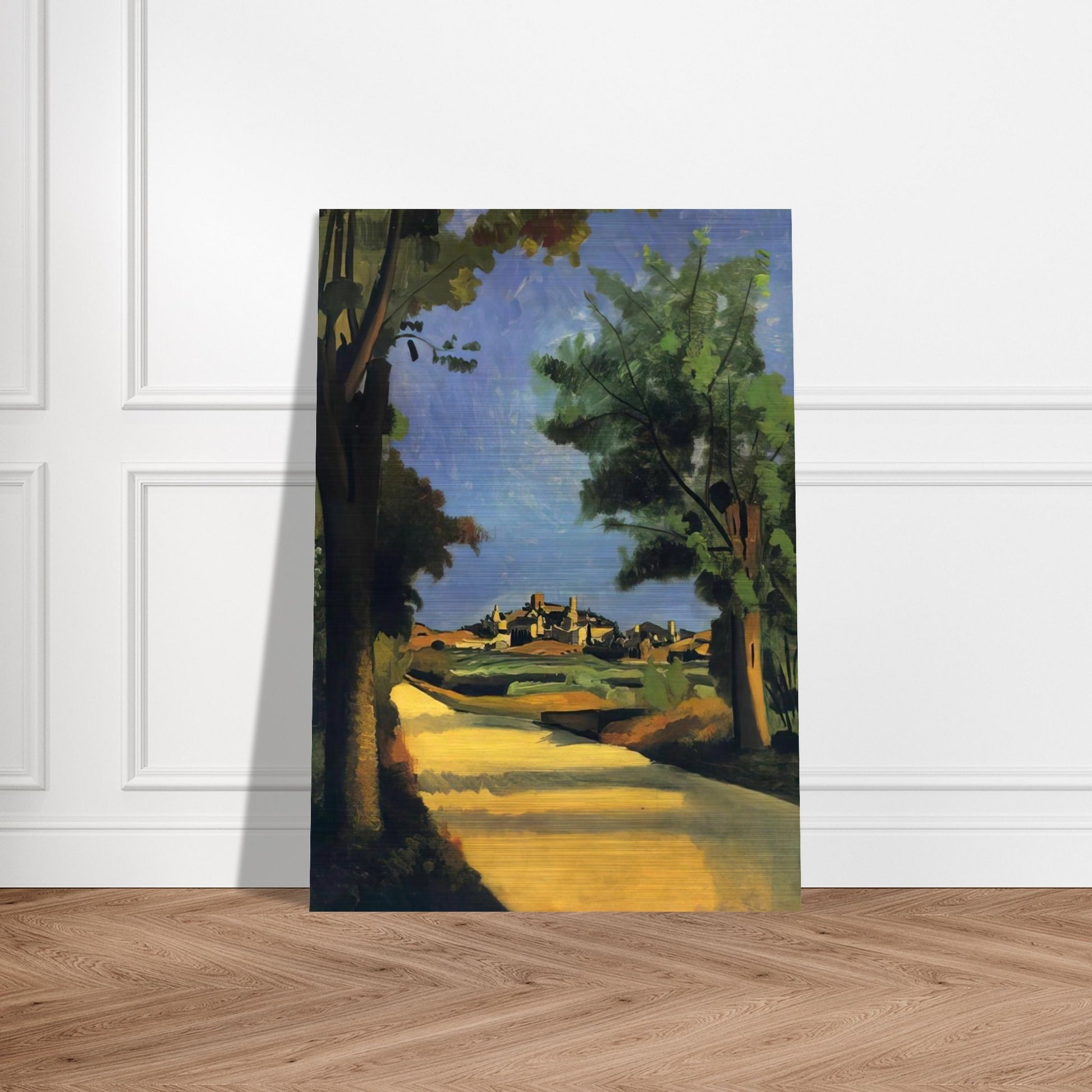 THE ROAD 1932 - Andre Derain Brushed Aluminum Print - 70x100 cm / 28x40 inches | Andre Derain Aluminum Print | Andre Derain Prints