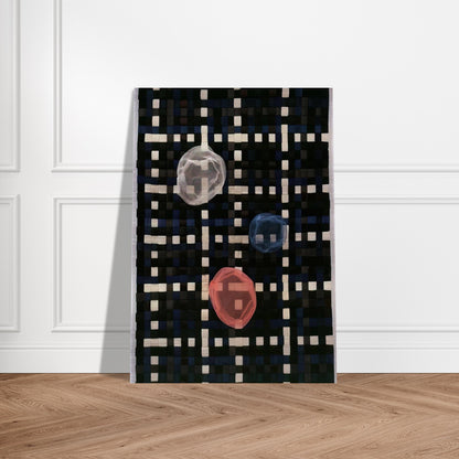 UNTITLED 2007 - Louise Bourgeois Brushed Aluminum Print - 70x100 cm / 28x40 inches | Louise Bourgeois Aluminum Print | Louise Bourgeois Prints
