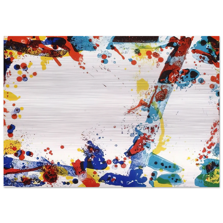 Green Ring - Sam Francis Brushed Aluminum Print - 70x100 cm / 28x40 inches | Sam Francis Aluminum Print | Sam Francis Prints
