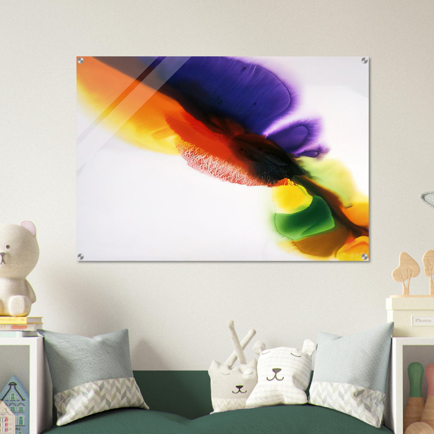 Phenomena Tibetan Flange - 1973 - Paul Jenkins Acrylic Print - 70x100 cm / 28x40″ inches