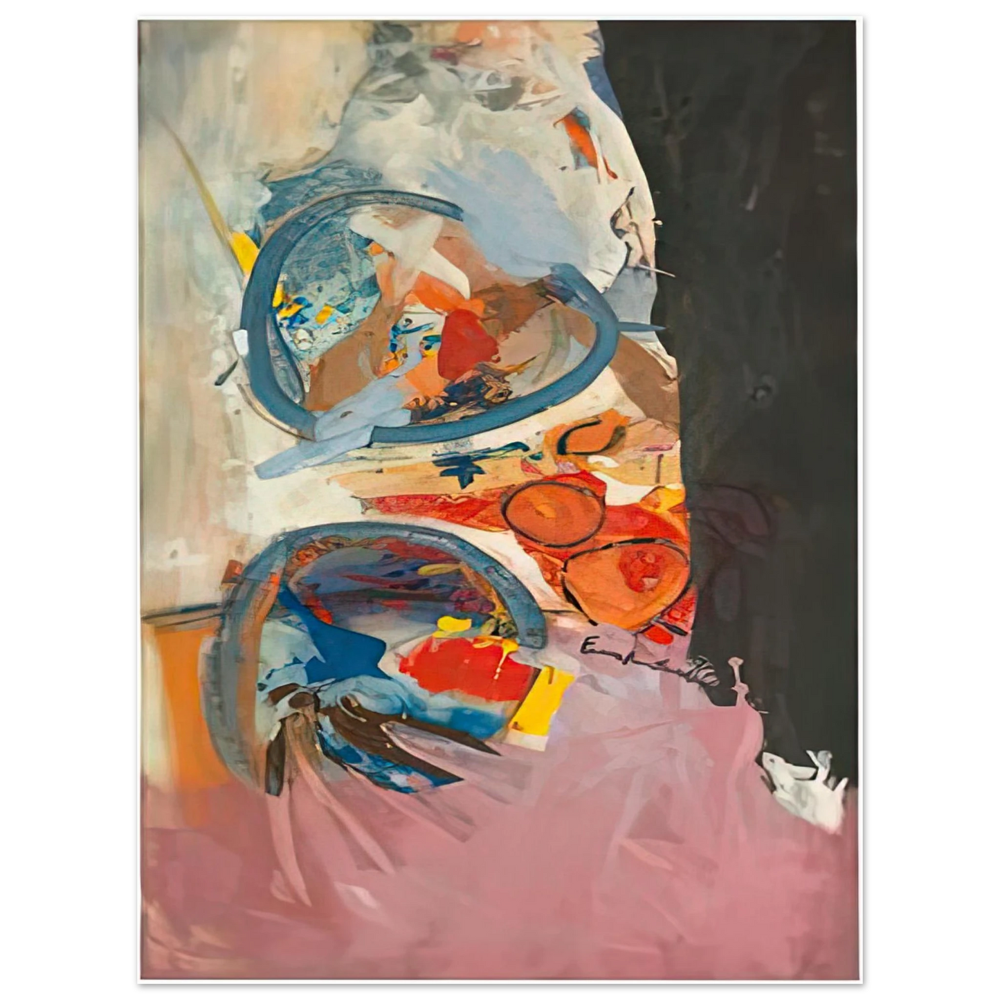 Helen Frankenthaler - Take Off, 1956- Wall Art - 21x29.7 cm / 8x12" - Fine Art Poster-canvas - -