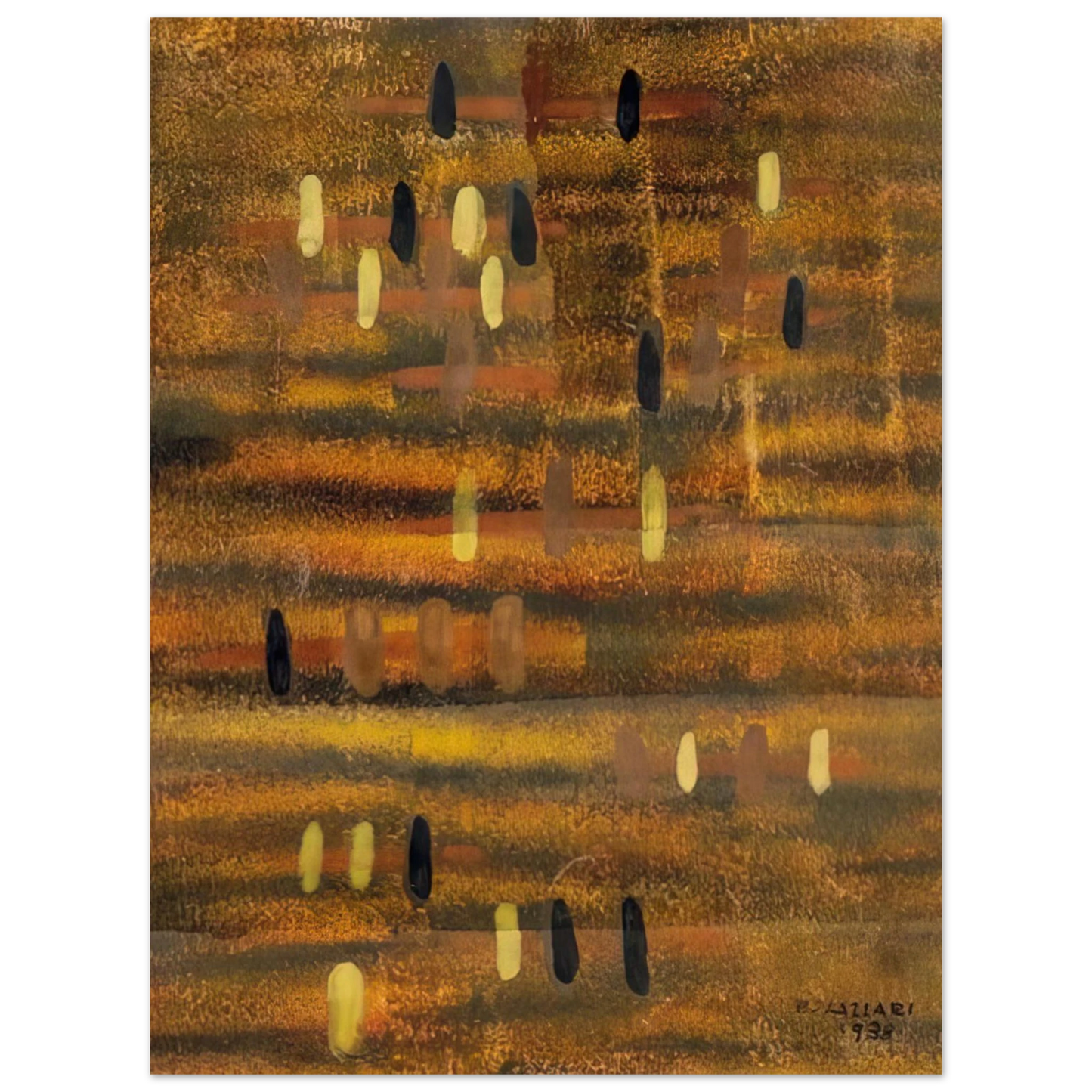 Bice Lazzari - Untitled - 1938  75x100 cm / 30x40inches Fine Art Poster