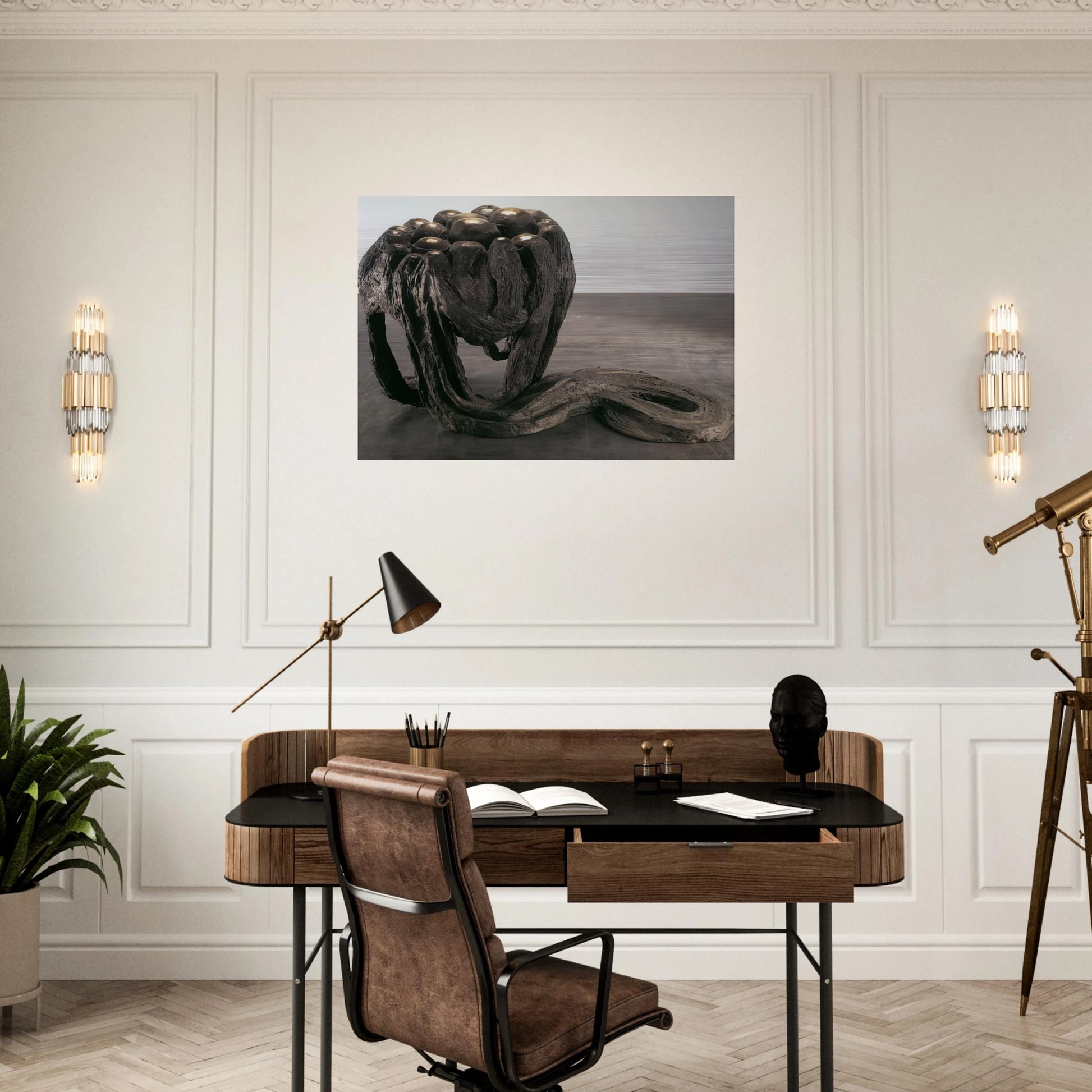 AVENZA REVISITED II 1969 - Louise Bourgeois Brushed Aluminum Print - 70x100 cm / 28x40 inches | Louise Bourgeois Aluminum Print | Louise Bourgeois Prints