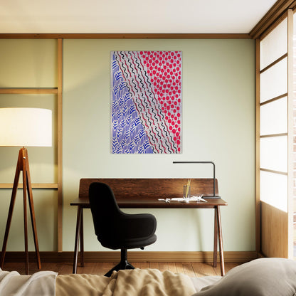 COMPOSITION 21 - Sonia Delaunay Brushed Aluminum Print - 70x100 cm / 28x40 inches | Sonia Delaunay Aluminum Print | Sonia Delaunay Prints