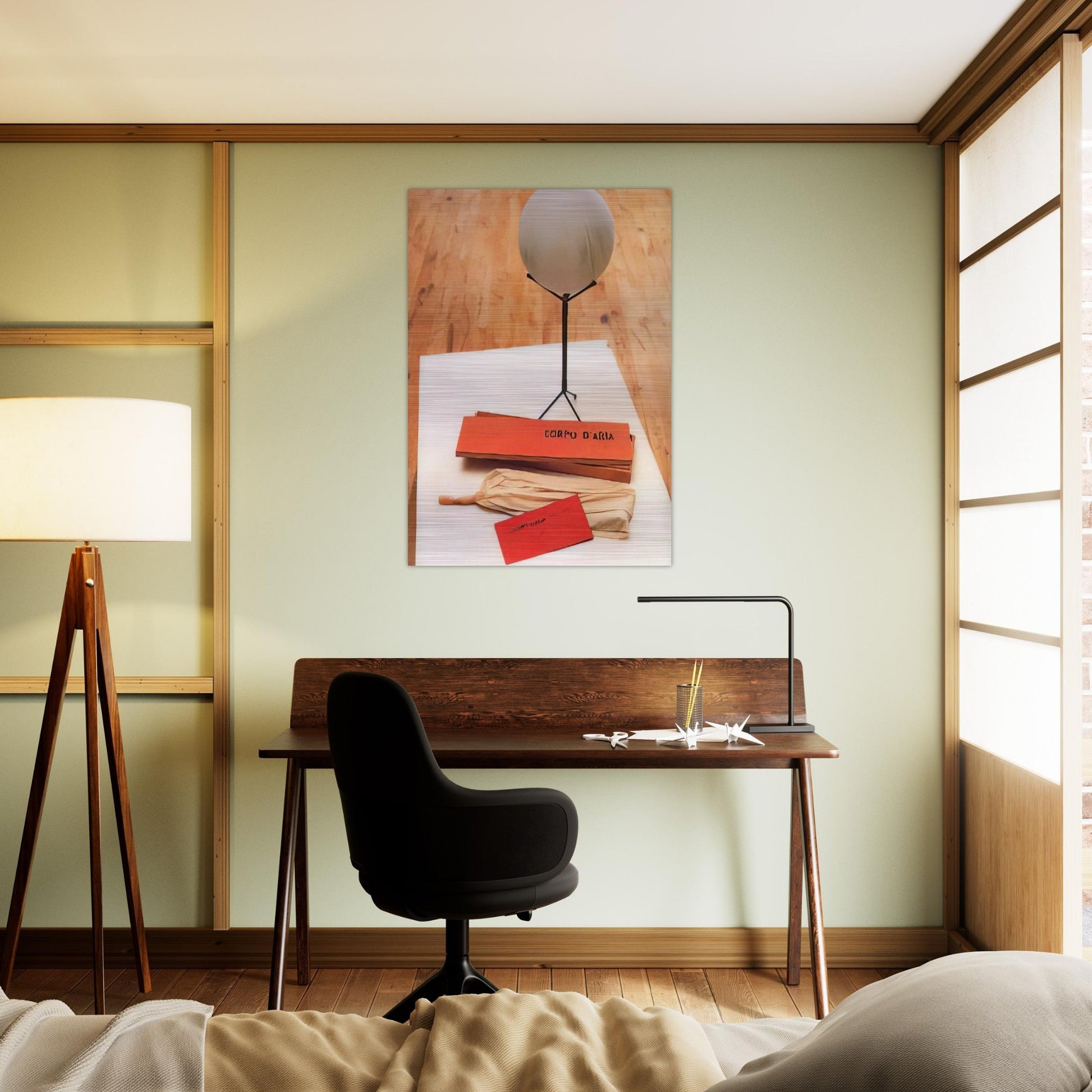 Body of Air - Piero Manzoni Brushed Aluminum Print - 70x100 cm / 28x40 inches | Piero Manzoni Aluminum Print | Piero Manzoni Prints