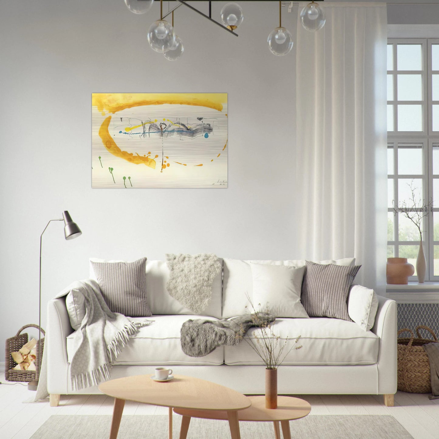 Making Music - 2000 - Helen Frankenthaler Brushed Aluminum Print - 70x100 cm / 28x40 inches | Helen Frankenthaler Aluminum Print | Helen Frankenthaler Prints